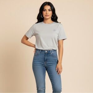 Roots Women's Light Gray Crew Tee